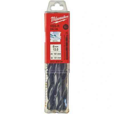 Afbeelding van Metaalboor Hss R 13 X 151 Mm (5 Stuks)