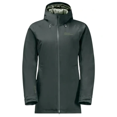 Afbeelding van Jack Wolfskin Dames Stirnberg Ins JKT W Jas, Leisteen Groen, L