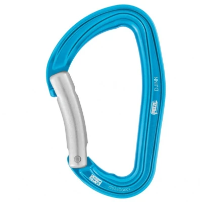 Afbeelding van Petzl Djinn Snapper met Keylock System gebogen blauw