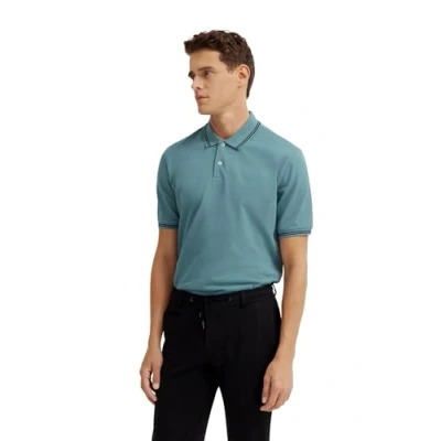Afbeelding van bugatti Poloshirt voor heren, basic, korte mouwen, moderne pasvorm, 550 flessengroen, S