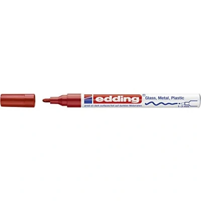 Afbeelding van edding 751 glanslakmarker rood 1ST 1 2 mm / 4 9 002