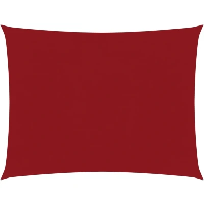 Afbeelding van vidaXL Zonnescherm rechthoekig 4x5 m oxford stof rood
