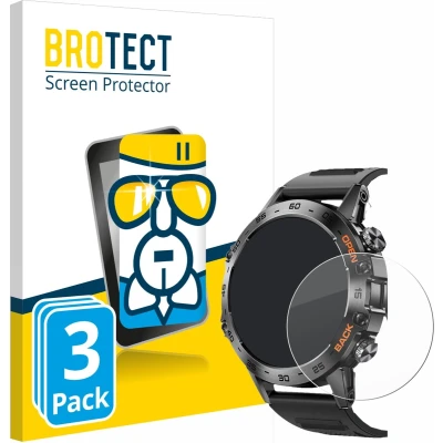 Afbeelding van BROTECT AirGlass kogelwerende glasfolie, Smartwatch beschermfolie, Transparant