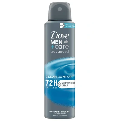 Afbeelding van 6x Dove Men+Care Deodorant Spray advanced Clean Comfort 150 ml