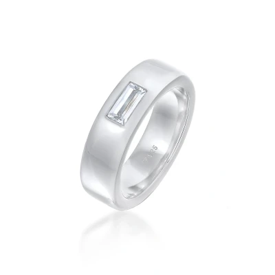 Afbeelding van Elli Basic Elegant Ring, Dames, Maat: 56, Silber