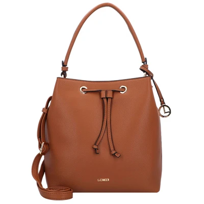 Afbeelding van L.CREDI Ebony Handtas, Dames, Maat: One Size, Cognac