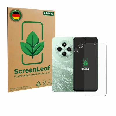 Afbeelding van ScreenLeaf Screenprotector voor Xiaomi Poco C75 (Voor+Camera) Duurzame schermbescherming Folie Beschermfolie transparant (2 Stuks)