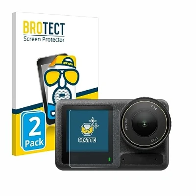 Afbeelding van BROTECT (2 Stuks) Antireflecterende Beschermfolie voor DJI Osmo Action 4 (Display voor) Anti Glare Screen Protector, Mat, Ontspiegelend