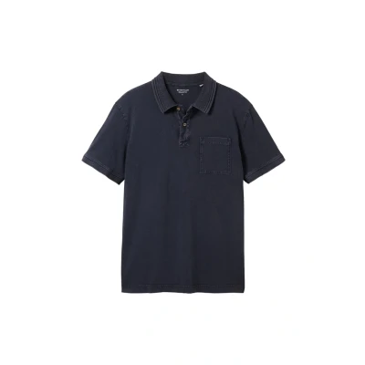 Afbeelding van TOM Tailor Kurzarm MIT Kragen Poloshirt, Heren, Maat: 3XL, Blau