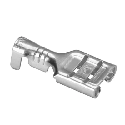 Afbeelding van Heschen Vrouwelijke Spade Snelle Splice Crimp Terminals, 6.3mm Connector, niet geïsoleerd, 100 stuks