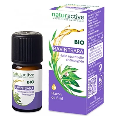 Afbeelding van Naturactive Ravintsara Etherische Olie (Cinnamomum Camphora (L) J.Prest.) Organisch 5 ml