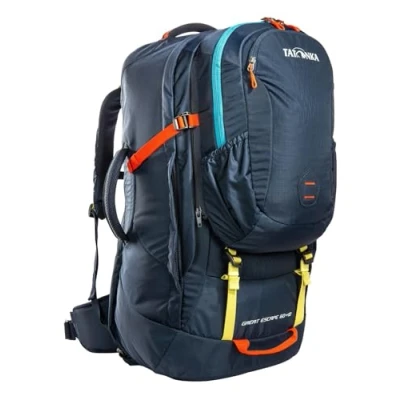 Afbeelding van Tatonka Unisex volwassenen Escape 60+10 reisrugzak, marineblauw, 10 l