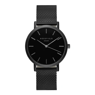 Afbeelding van Rosefield dames The Mercer horloge MBB M43 in de kleur Zwart