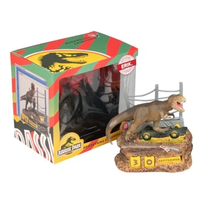 Afbeelding van JURASSIC PARK Resin 3D Perpetual Calendar Kalender