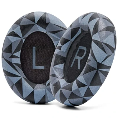 Afbeelding van WC Wicked Cushions Opgewaardeerde Vervangende Oorkussens voor Bose 700 Noise Cancelling Hoofdtelefoon (NC700) Zachter PU Leer, Luxueus Geheugenschuim, Toegevoegde Dikte, Extra Duurzame (Geo Grijs)