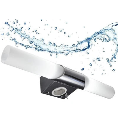 Afbeelding van B.K.Licht LED Spiegellamp badkamer l: 44.5cm incl. E14 3.000K