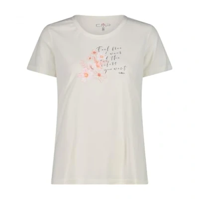 Afbeelding van CMP T shirt voor dames, gebroken wit bitter, 34 NL