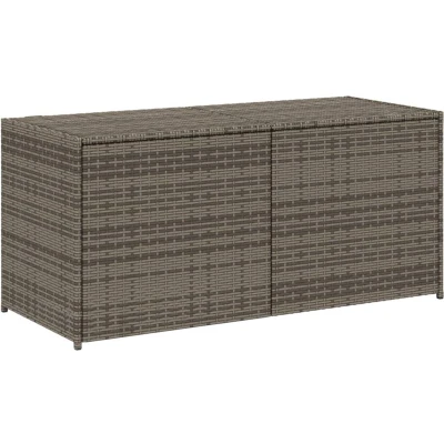 Afbeelding van Tuinbox 283 L poly rattan grijs
