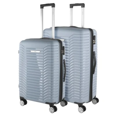 Afbeelding van ITACA koffer Set koffers Stevige Kofferset 3 stuks Reiskoffer Set. van Trolley (Handbagage Koffer, Middelgrote en Grote Koffer). Delige, Grijsblauw