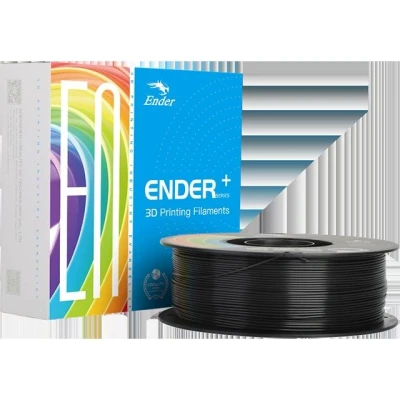 Afbeelding van creality 3d filament pla+ 1.75mm zwart 1kg