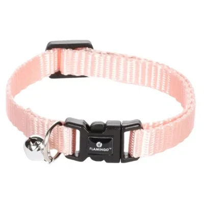 Afbeelding van Kattenhalsband Ziggi Bel Lichtroze 20 35 cm x 10 mm