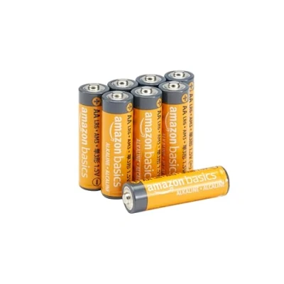 Afbeelding van Amazon Basics AA batterijen, 15 volt, krachtig, alkaline, set van 8 (uiterlijk kan variëren)