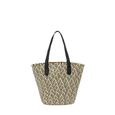 Afbeelding van usha Shopper, Dames, Maat: One Size, Black beige