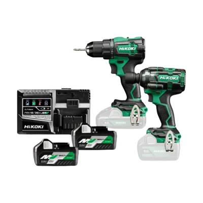 Afbeelding van Hikoki KC18DEWJZ Accu Combopack DS18DE +WR18DE 18 V 2x MULTI VOLT accu&quot;;s + snellader In HSC III koffer