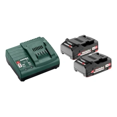 Afbeelding van Metabo Basic Set 2 x 2.0 Ah 685161000 Gereedschapsaccu 18 V Li ion