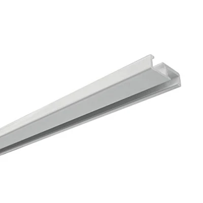 Afbeelding van GARDINIA aluminium gordijnrail 1 loop wit 150 cm