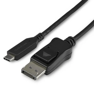 Afbeelding van USB C to DisplayPort Adapter Startech CDP2DP141MB Black 1 m