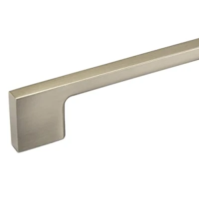 Afbeelding van Meubelgreep BG02 Boorgat afstand 256 mm roestvrij staal look Booggreep van SOTECH