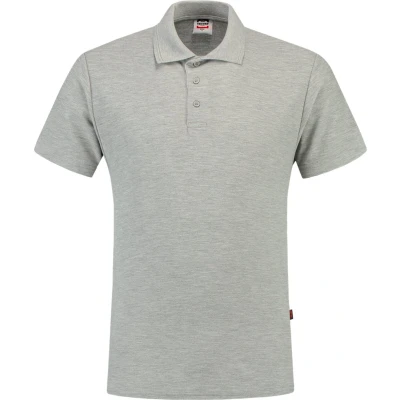 Afbeelding van Tricorp Poloshirt Casual 201007 180gr Greymelange Maat 3XL