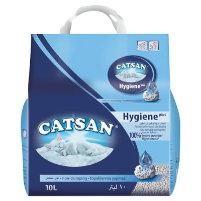 Afbeelding van Catsan Hygiene Plus niet klonterende kattenverstrooiing (1 x 10 l)