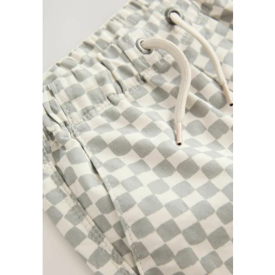 Afbeelding van Next PULL ON Regular FIT Shorts voor kinderen, Maat: 98, Neutral checkerboard