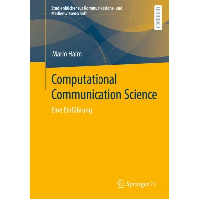 Afbeelding van Computational Communication Science: Eine Einführung