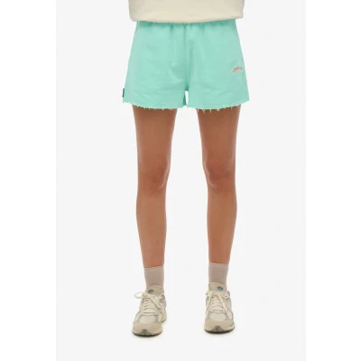 Afbeelding van Superdry Essential LOGO Garment Trainingsbroek, Dames, Maat: 44, Spearmint light green