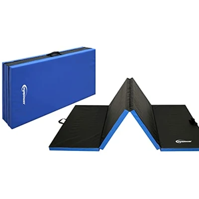 Afbeelding van EYEPOWER 240x120 XXL turnmat voor thuis inklapbaar 5 cm gymnastiekmat kinderen zachte vloermat