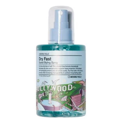 Afbeelding van J Beverly Hills BLUE Dry Fast 236ml Haibu by Kapperskorting.com