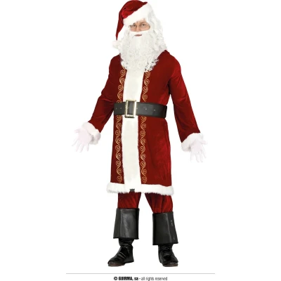Afbeelding van Guirma Kerst &amp; Oud Nieuw Kostuum De Enige Echte Kerstman Rood Maat 54 56 Verkleedkleding