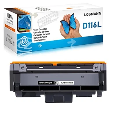 Afbeelding van LOSMANN 1 x zwarte toner, compatibel met Samsung MLT D116L voor SL Xpress M2620D, M2620ND, M2625D, M2625F, M2625FN, M2625N, M2626, M2675F, M2675FN M2676, M2820D, M2820DW M282220DW M28222220DW