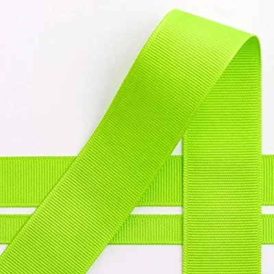 Afbeelding van Italian Options Grosgrain lint, 25mm x 10 Meter Roll, Lime