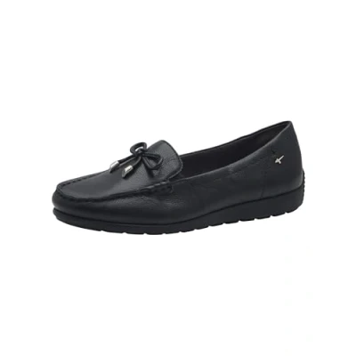 Afbeelding van Tamaris Mocassins, Dames, Maat: 40, Black nappa Leer