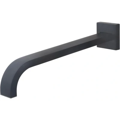 Afbeelding van Wiesbaden Inbouw uitloop vierkant 30cm 1/2&#039;&#039; mat zwart