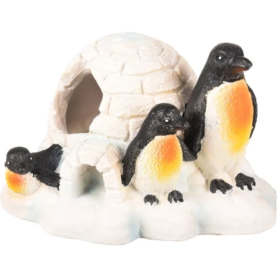 Afbeelding van Aquarium Leto pinguÃ ̄ns 10 x 8 6 cm