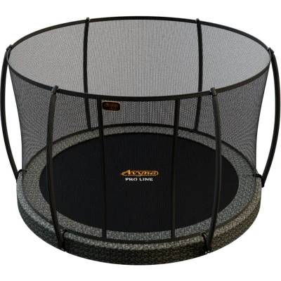 Afbeelding van Trampoline Avyna Pro Line InGround 245 + Royal Class Veiligheidsnet Camouflage