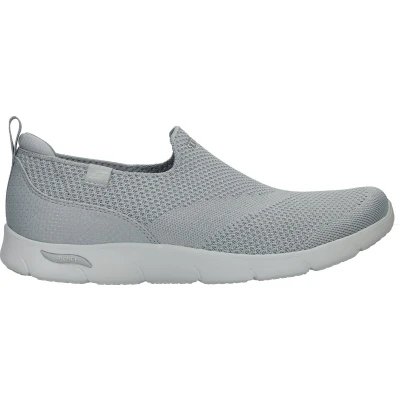 Afbeelding van Skechers Instappers, Dames, Maat: 40, Donkergrijs Kunststof/ textiel