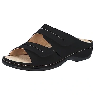 Afbeelding van Berkemann Fedora Damesslippers, zwart 015, 40 EU
