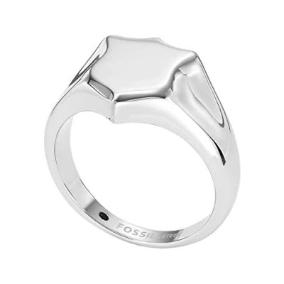 Afbeelding van Fossil Heritage Ring silvercoloured, Heren, Maat: 66, Silver coloured