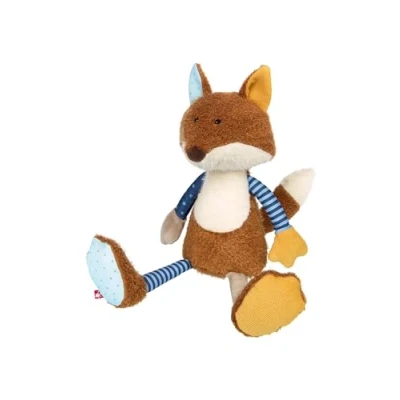 Afbeelding van SIGIKID 42849 Knuffeldier, vos, patchwork, knuffeldier om te spelen en knuffelen, van zachte materiaalmix, voor baby&#039;s kinderen, jongens meisjes 0 maanden tot 8 jaar, meerkleurig, 39